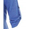 T-shirt avec Noeud Papillon Grande Taille - Bleu Myrtille 1X
