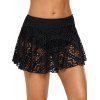 Bas de Bain en Dentelle à Taille Moyenne - Noir XL