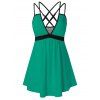 Débardeur à Bretelle à Coupe Basse Grande Taille - Vert Clair de Mer 3X