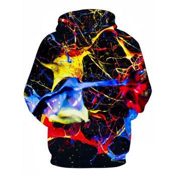 Kaufen Colorful Print Pouch Pocket Hoodie. Bild