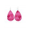Boucles d'Oreilles Pendantes en Cuir Motif Cœur et Lèvres pour la Saint-Valentin - multicolor B 