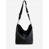 Sac à Simple Bandoulière Décontracté - Noir 
