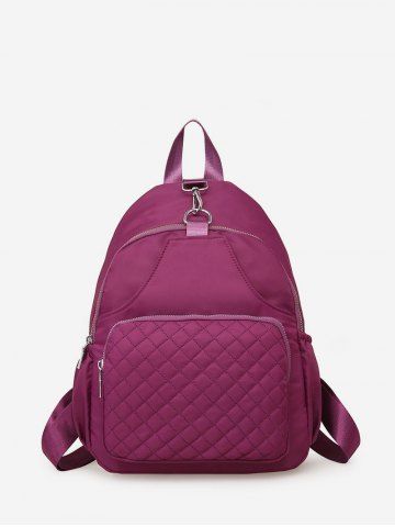 Zipper Oxford Cloth Backpack