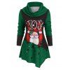 Haut Asymétrique Père Noël à Col Bénitier - Vert M