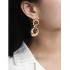 Boucles d'Oreilles Simples Double Cercles - Or 