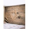 Tapisserie Imperméable Bois et Blé Imprimés - multicolor W91 X L71 INCH