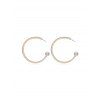 Boucles d'Oreilles Manchettes Design Strass et Perles Fantaisies - Or 