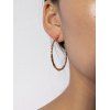 Boucles d'Oreilles Bambou au Crochet - Or 
