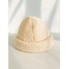 Solid Winter Berber Fleece Hat - BEIGE 