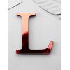 Lettre conception 3D Wall Sticker - Rouge L