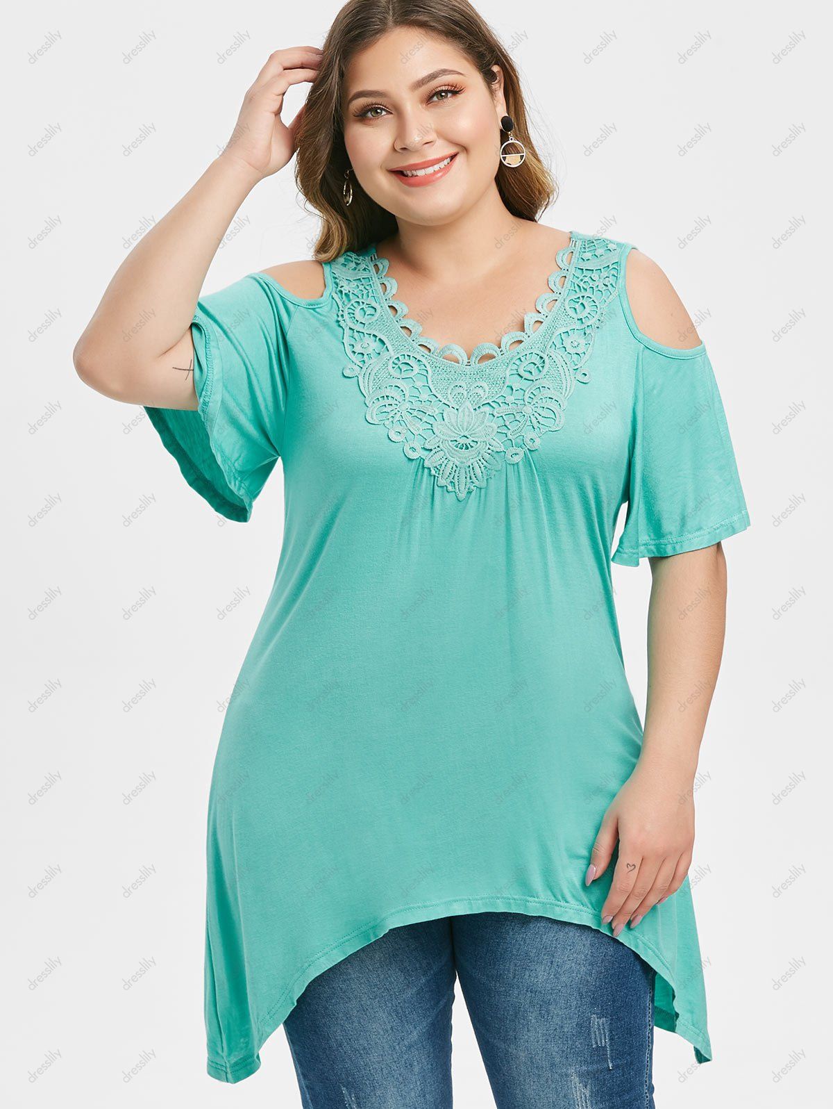 t shirt ouvert epaule