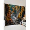 Rideaux de Fenêtre Motif de Cascade et d'Automne - multicolor W28 X L39 INCH X 2PCS