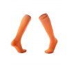 Chaussettes de Sport Hautes en Couleur Unie - Orange 