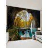 Rideaux de Fenêtre Décoratif Paysage de Cascade Trou et Forêt Imprimés - multicolor W30 X L65 INCH X 2PCS