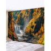 Tapisserie Murale Pendante Art Décoration Cascade et Rivière Imprimés - multicolor W79 X L71 INCH