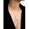 Collier Pendant Simple Dragon Chinois - Or 