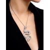 Collier Pendant Simple Dragon Chinois - Argent 