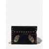Sac à Bandoulière Punk Squelette Main avec Chaîne - Noir 