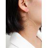 Boucles d'Oreilles Simples Papillon Evidées - Or 
