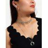 Ensemble de Bijoux de Plage Motif Géométrique Evidé - Argent 