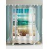 Rideau de Douche Imperméable Plage par Fenêtre
Imprimé - Bleu Hosta W71 X L71 INCH