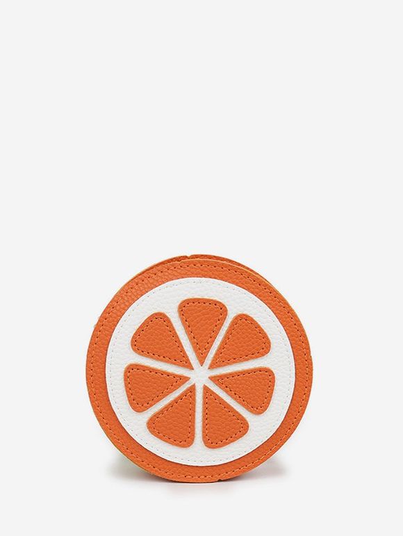 Sac en Blocs de Couleurs Motif de Citron - Orange Papaye 