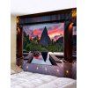 Tapisserie Murale 3D Montagne et Nuage Imprimé - multicolor W91 X L71 INCH