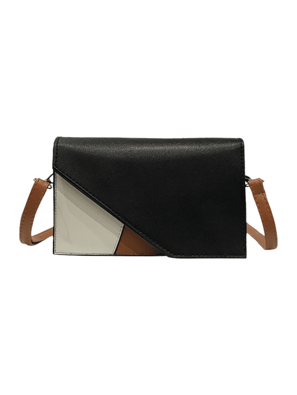 [28 OFF] 2020 Color Block Square Crossbody Bag In BLACK DressLily