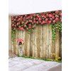 Tapisserie Imperméable 3D Rose Imprimée - multicolor W91 X L71 INCH