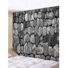 Tapisserie Murale Décorative Mur de Brique et Pierre Imprimés - multicolor W91 X L71 INCH