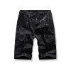 Short Cargo Imprimé avec Multi-Poches - Noir 34
