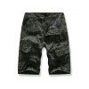 Short Cargo Imprimé avec Multi-Poches - Vert Armée 36