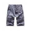 Short Cargo Imprimé avec Multi-Poches - Gris 36