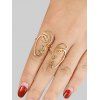 Bague Design Visage Evidé - Or 