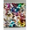 Rideau de Douche Imperméable Motif Mur en Briques Colorées - multicolor W71 X L79 INCH