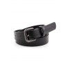 Ceinture Texturée Bouclée Carrée - Nuit 