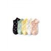 Chaussettes à Cheville Motif de Marguerite - multicolor A 