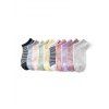 Chaussettes à Cheville Décontractées Motif de Rayure - multicolor A 