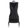 Débardeur Sanglé Croisé - Gris Foncé 3XL