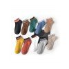 Chaussettes à Cheville Rayées 10 Paires - multicolor A 