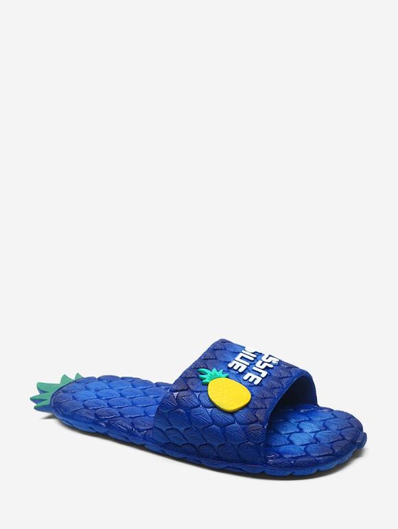 Sandales en Forme d'Ananas Grande Taille - Bleu Foncé Toile de Jean EU 42
