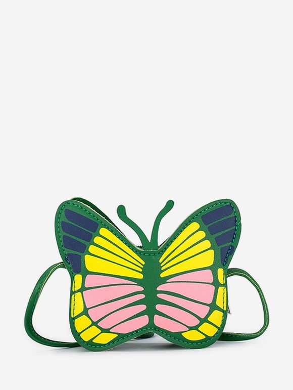 Sac à Bandoulière en Forme de Papillon Dessin Animé - Vert 
