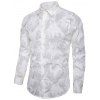 Chemise Boutonnée Transparente Etoile - Blanc L