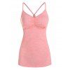 Haut Chiné à Bretelle à Volants - Rose Flamant 3XL