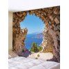 Tapisserie Murale Pendant 3D Mer Imprimée - Bronze W79 X L59 INCH