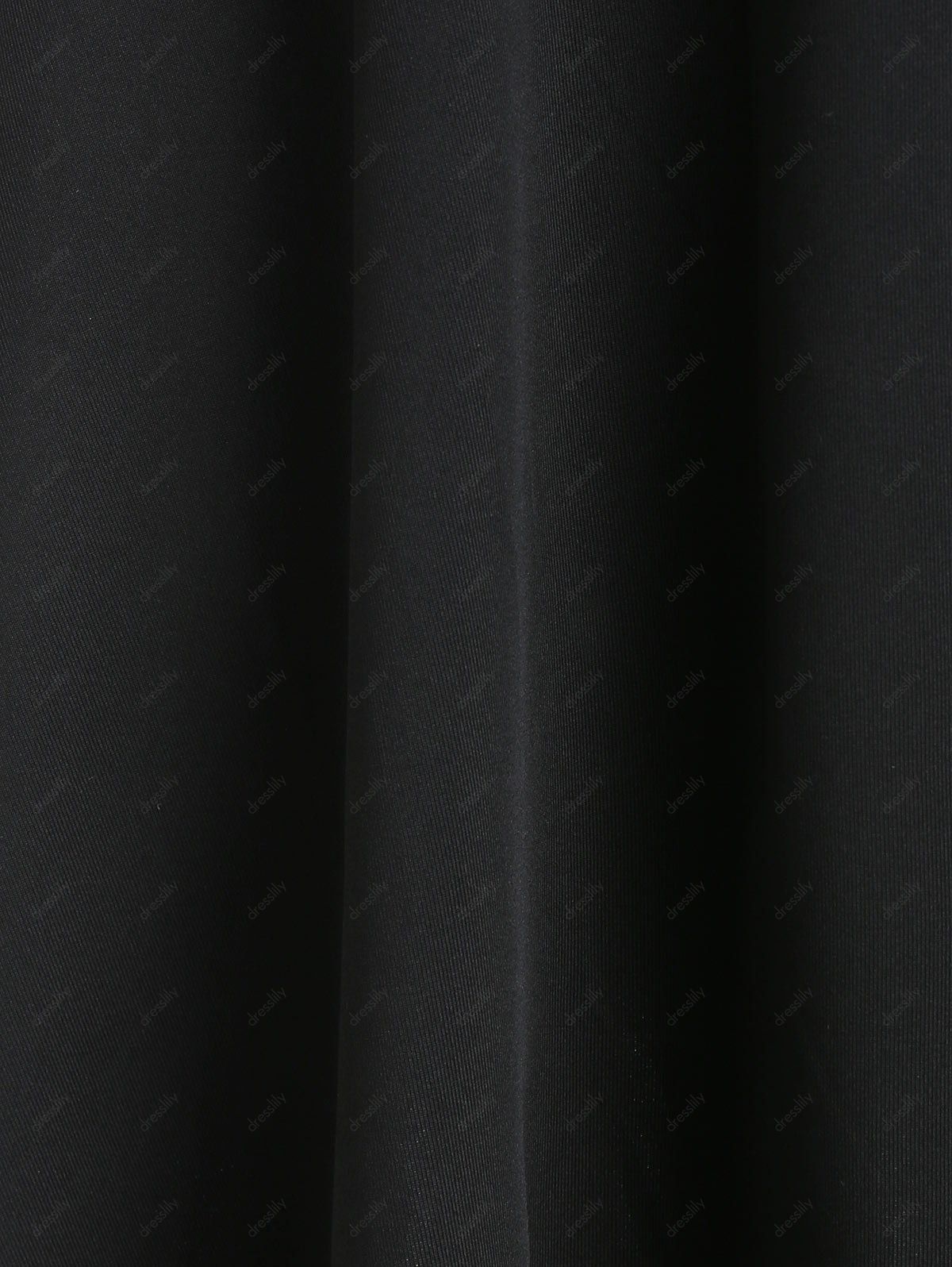 Robe Evasée sans Manches à Lacets - Noir L