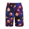 Short de Plage à Imprimé Galaxie Dessert - Iris Pourpre M