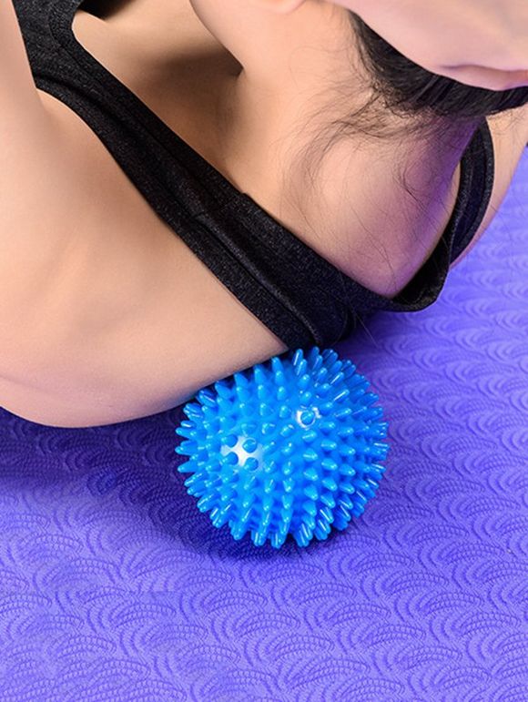 Boule de Yoga en Forme d'Hérisson - Bleu 