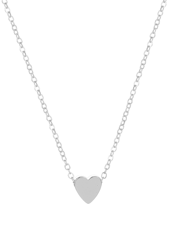 [29% OFF] 2022 Heart Collarbone Chain Necklace In SILVER | DressLily