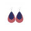 Boucles d'Oreilles Motif de Drapeau Goutte d'Eau - multicolor A 